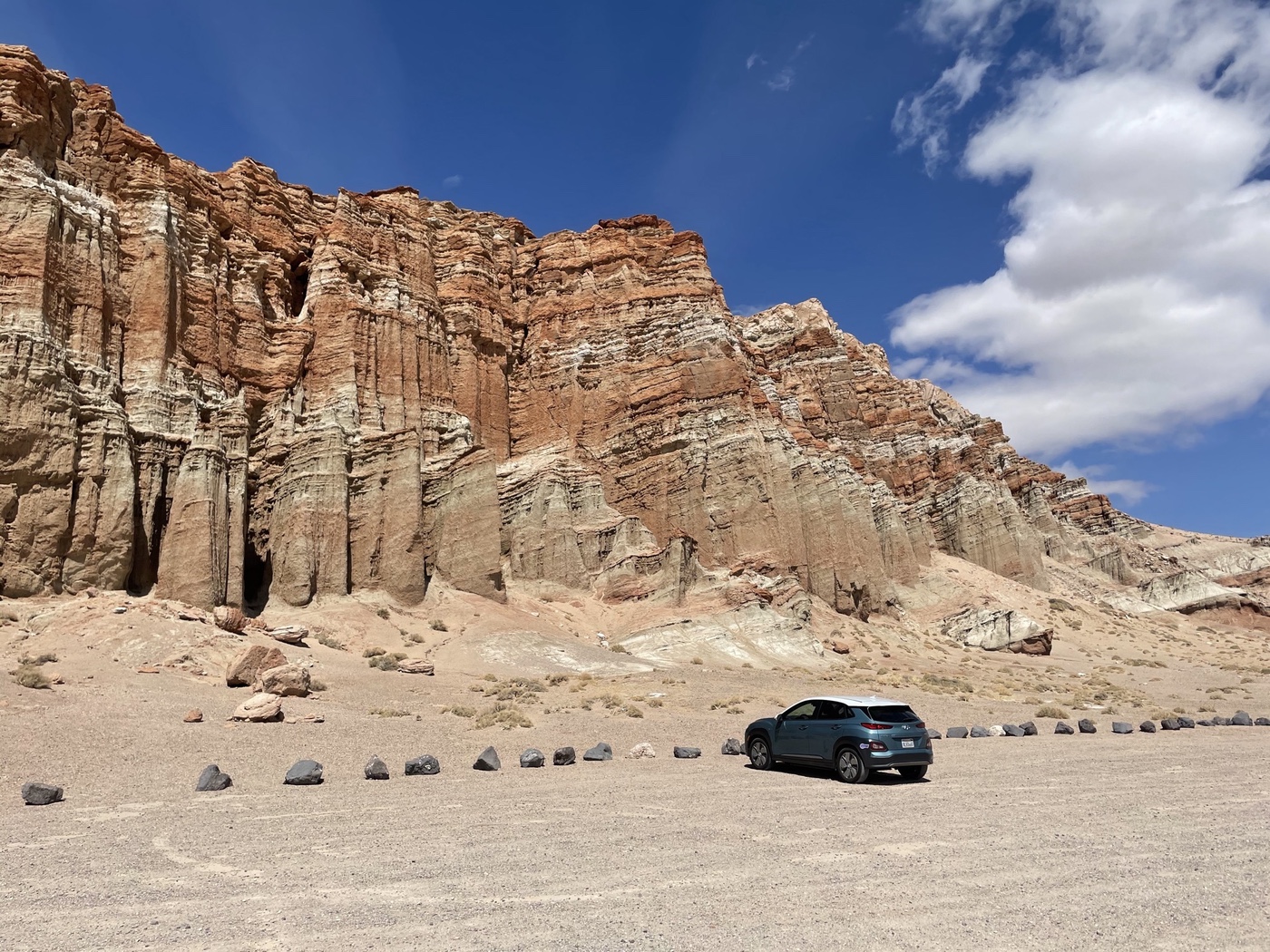 Red cliffs at Red Rock Canyon State Park